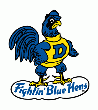 Delaware Blue Hens 1950-1992 Primary Logo DIY iron on transfer (heat transfer)